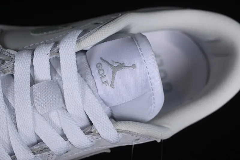 All categories Air Jordan Jordan series basketball shoes Air Jordan 1 Low G version pure original Air Jordan 1 Low Golf AJ1 Joe 1 new golf version raw rubber white DD9315-111